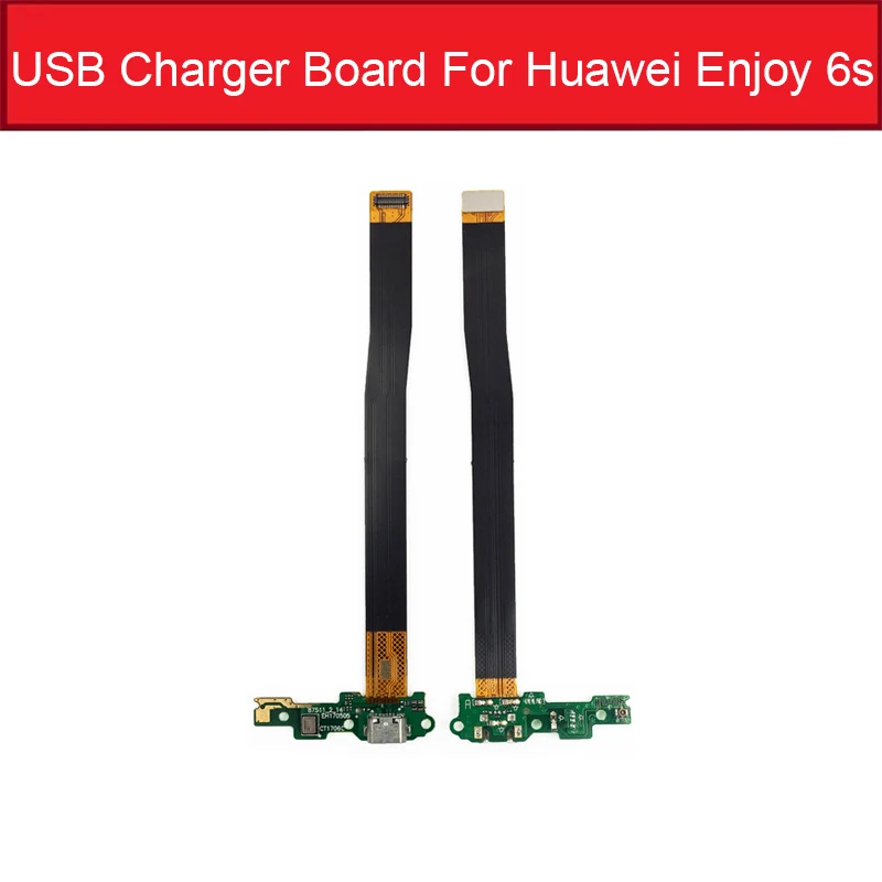 Зарядное устройство USB для huawei Enjoy 6 AL00 AL10 Honor 6A 6X6 S Зарядный usb-порт для док-станции Замена запасных частей