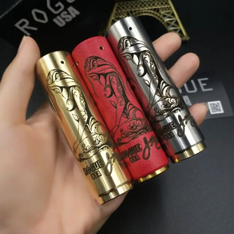 

Rogue Catwoman Mod Kit 510 Wire Vape 18650 Battery Brass Material Mechanical Mod Kit 24mm Diameter Electronic Cigarette Mod