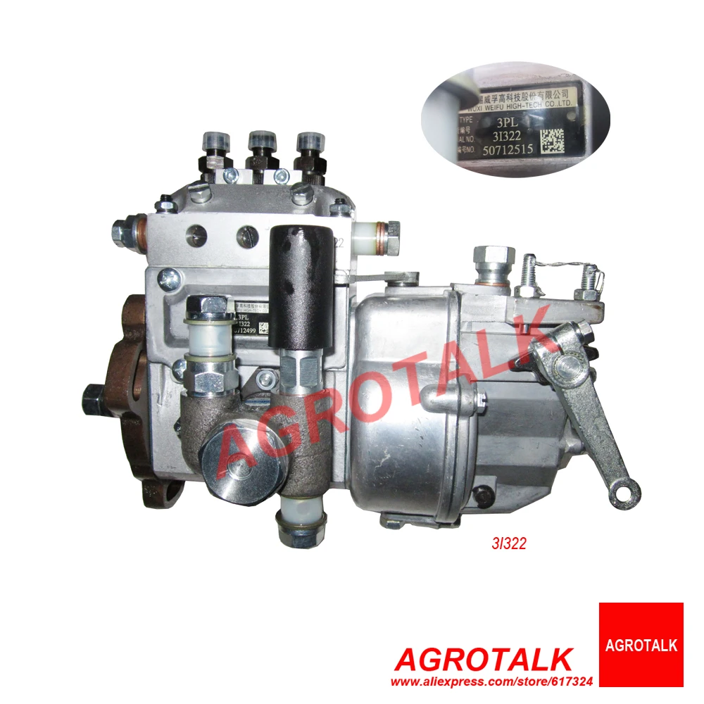 Bomba de Combustível de Alta Marca para Jiangdong Ty395it e Trator de Jinma Pressão Modelo Weifu 3i322 Etc