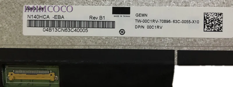 14 ''для ноутбука LCD FHD ips Экран N140HCA-EBA B140HAN03.7 B140HAN04.0/04,1 B140HAN03.0 NV140FHM-N3B 1920*1080 EDP