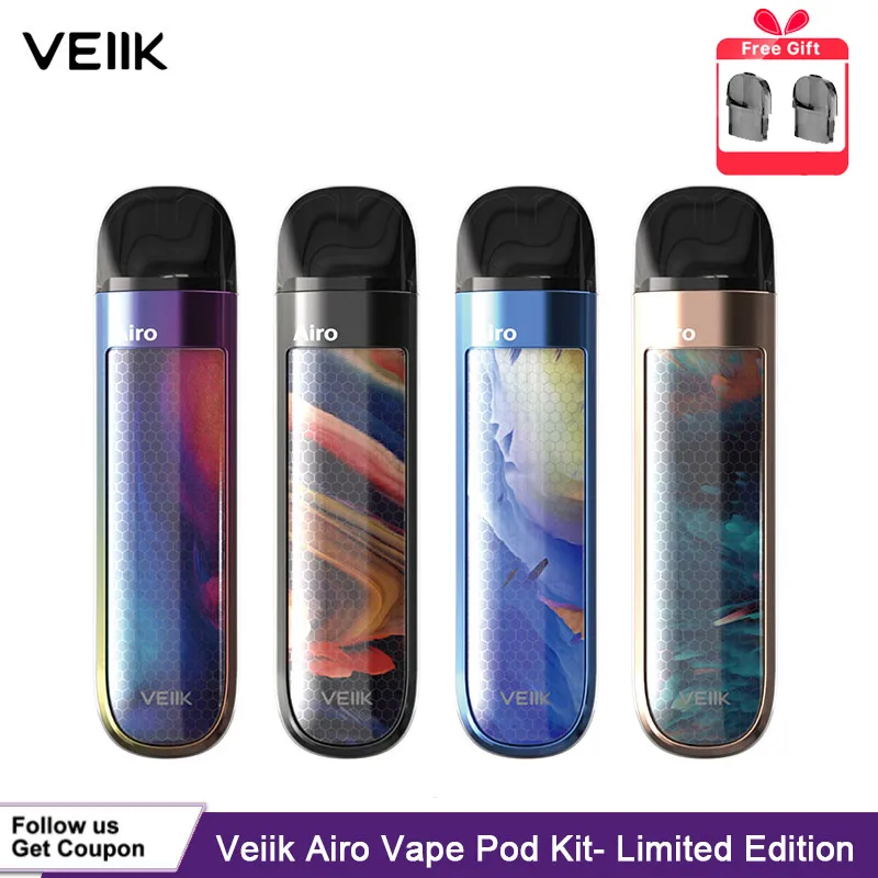 Оригинальная электронная сигарета Veiik Airo Vape Pod Kit ограниченная серия с