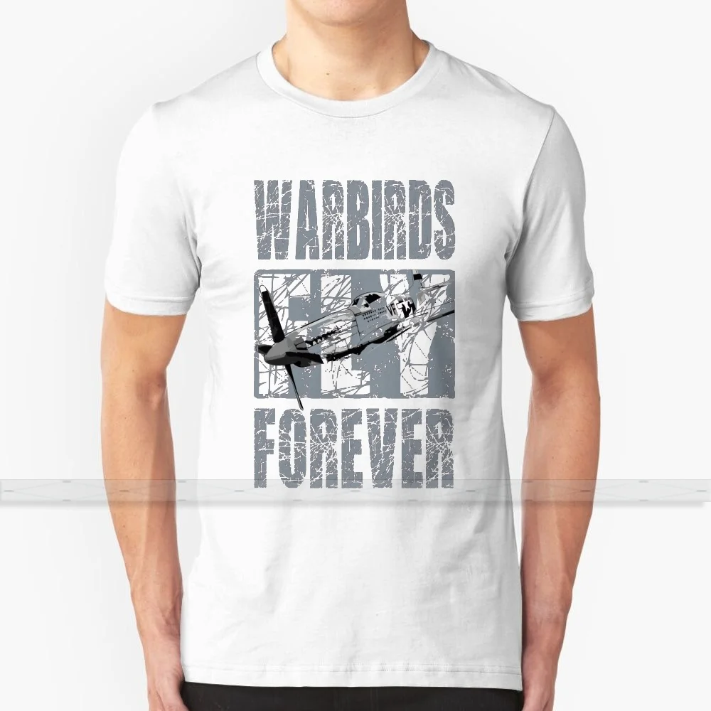 Мужская/Женская хлопковая Футболка с принтом Warbirds Fly Forever крутая футболка