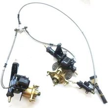 DIY картинг детская коляска ATV UTV дисковый тормоз поворотные кулаки шпинделей ступицы колеса фланцы тормозные насосы