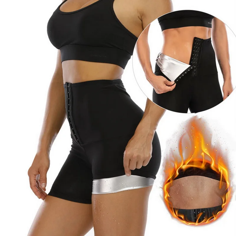 Body Shaper Pants Sauna Shapers Hot Sweat Sauna Effect Slimming Pants Fitness Short Shapewear Workout Gym Leggings Fitness Pant yummie shapewear