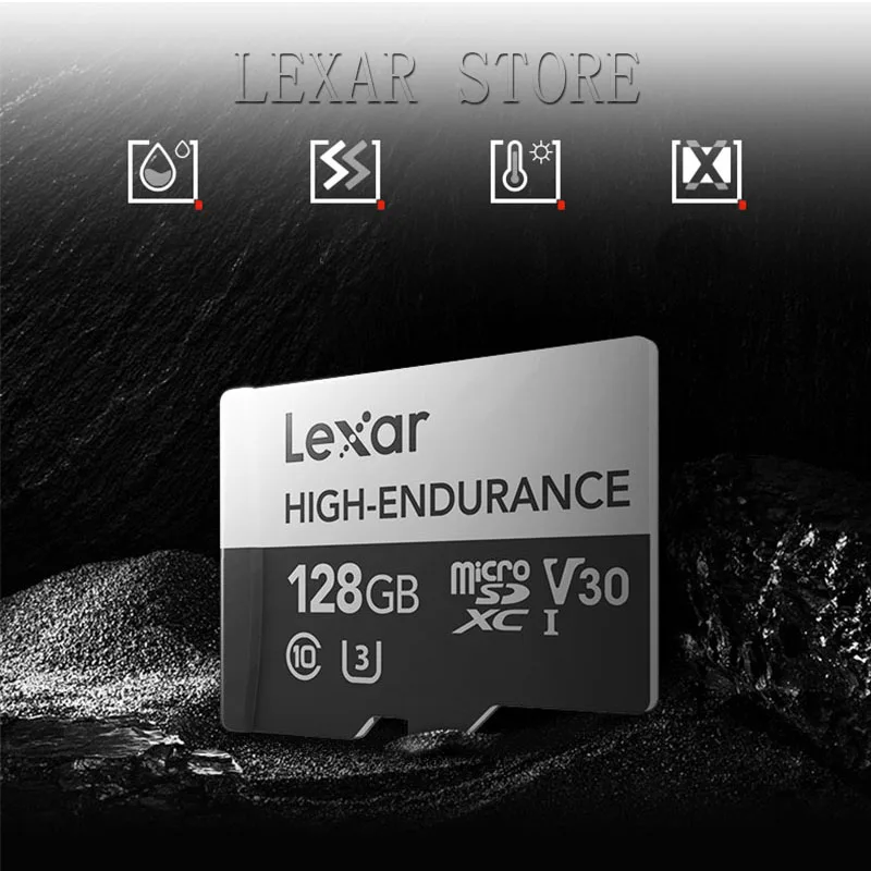 Lexar micro sd карта 128 ГБ mocrosd tf высокая выносливость карта памяти 64 Гб визитки 32 Гб 667x TF карта cartao de memoria carte ka
