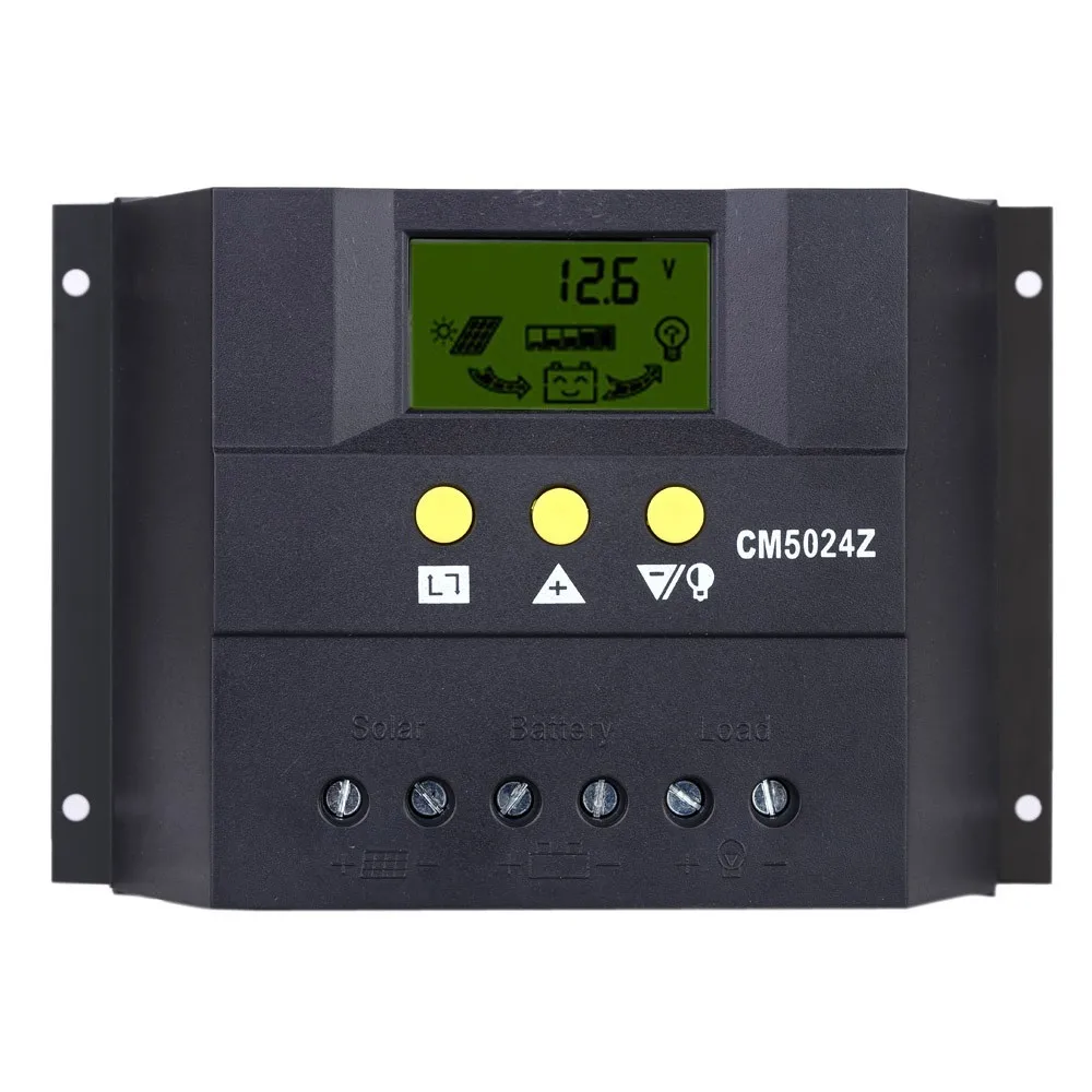 

30A 12V/24V Solar Charge Controller PWM LCD Display Auto Regulator Battery