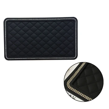 

1PCS Crystal Anti-Slip Pad Mat for Mobile Phone mp4 Keys GPS Silicone Diamond Rhinestones Car Sticky Car Charm anti slip mats