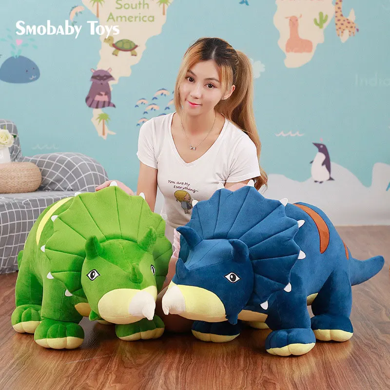 Simulation dinosaur stuffed toy jurassic world soft tyrannosaurus baby sleeping plush doll child room decoration boy girl gift