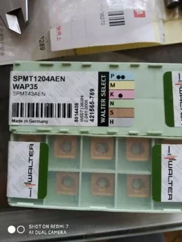 

10PCS WALTER CARBIDE INSERT SPMT1204AEN WAP35