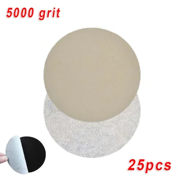 

25x Set 3 Sandpaper 5000 Grit Wet Dry Hook Loop Sanding Polishing Grinder Disc