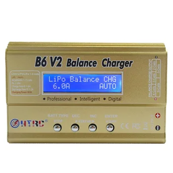 

ABKT-HTRC B6 V2 80W 6A DC RC Multi-Charger for LiPo LiIon LiFe NiCd NiMH LiHV PB Smart Battery Multi-Chemistry Balance Charger,