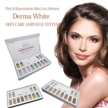 Корейский Макияж BB крем ампула Dermawhite сыворотка бустер стартовый набор микс оттенков осветляющая основа исцеление, лечение крем