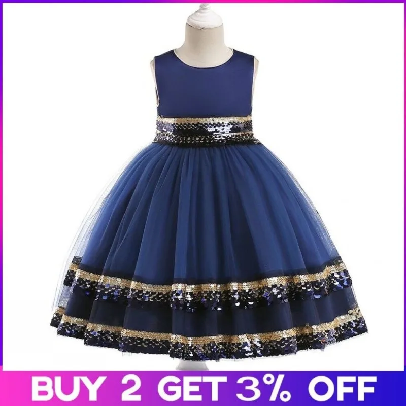 ; Детские вечерние платья принцессы без рукавов с блестками для девочек; праздничная одежда на День Святого Валентина; свадебное платье