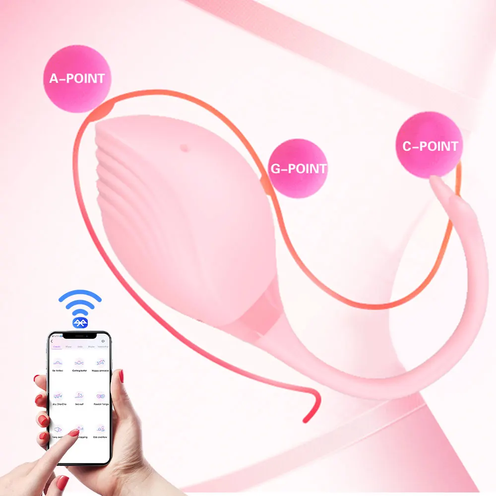 APP Control Vibrating Egg vibrating tail Female Masturbation Ball Vagina Trainer G-spot Stimulator Pussy Sex Toys Woman | Красота и