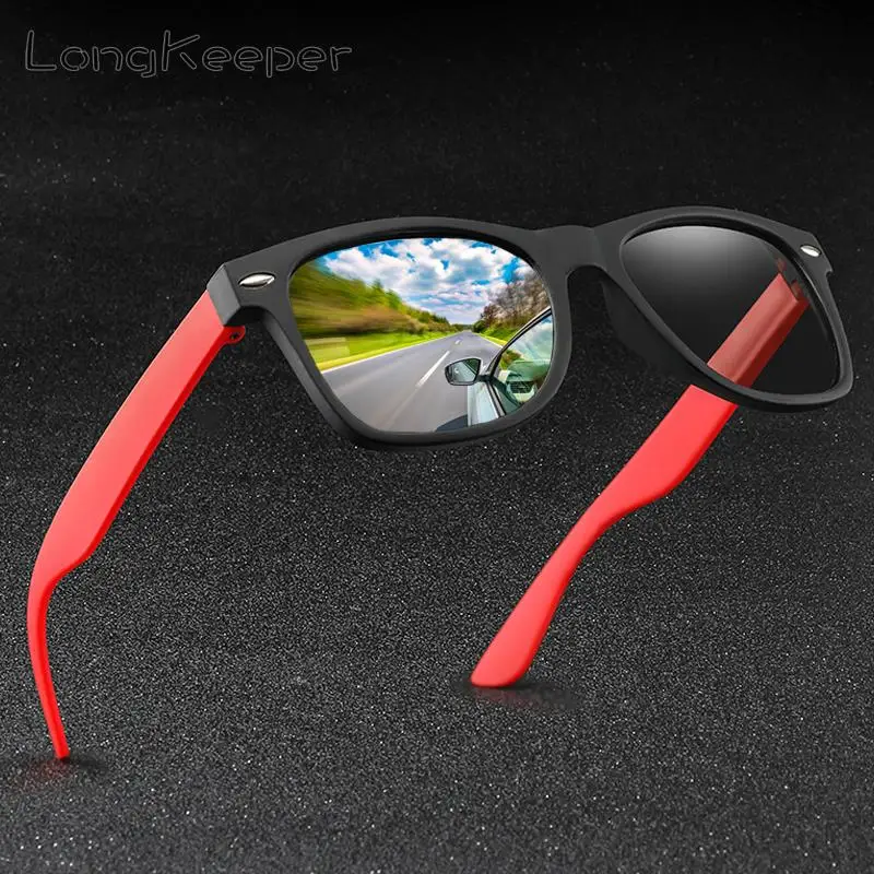 

LongKeeper Sport Men Sunglasses Polarized Sun Glasses Outdoor Driving Photochromic Sunglass Women Square Chemeleon Gafas UV400