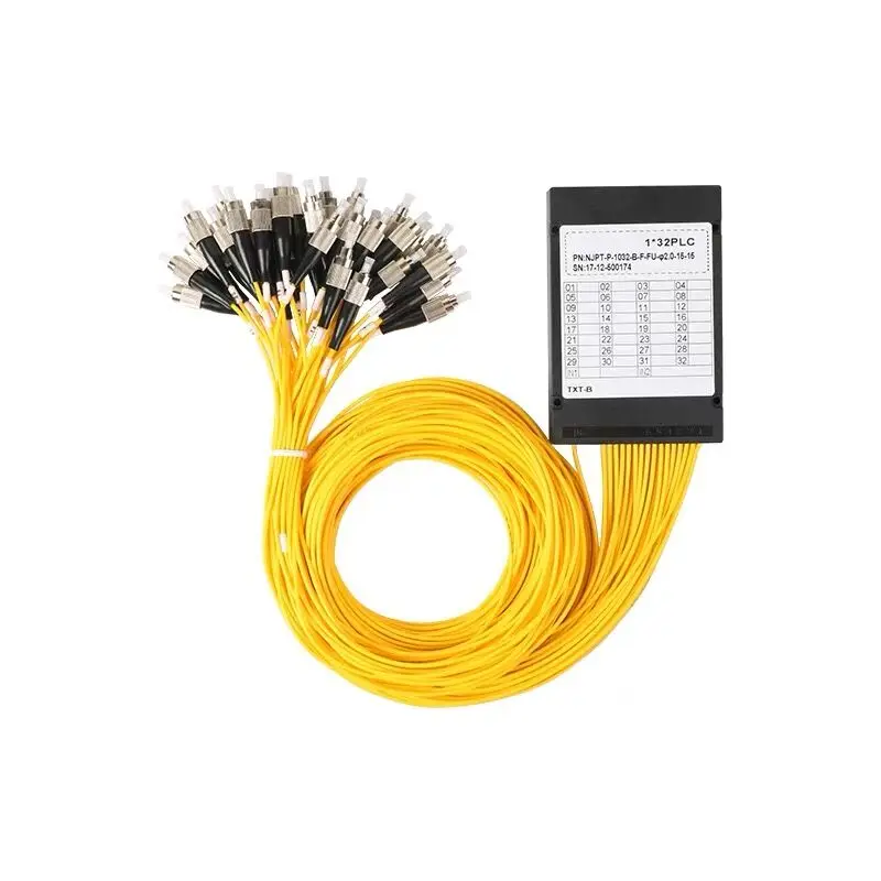FC/UPC 1x32 1M caixa De Fibra óptica сплиттер оптоволоконный сплиттер ABS 1x32 PLC сплиттер