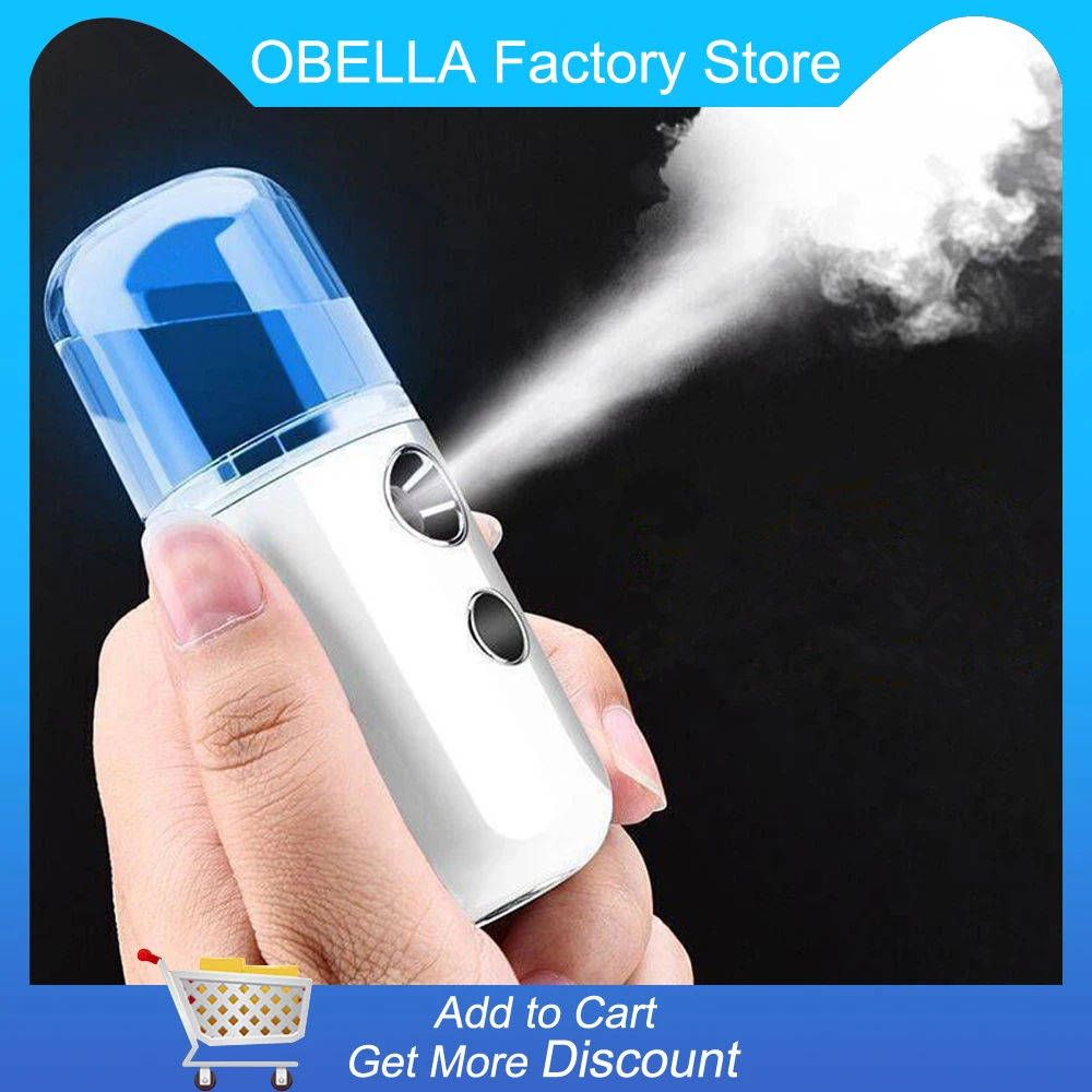 

Face Spray Nano Steamer Hydrating Face Mist Spray Nano Mister Portable Facial Ultrasonic Ozone Sprayers Skin Care Machine