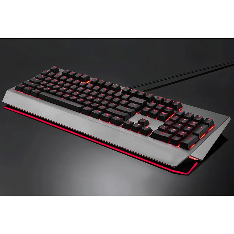 USB проводные механические клавиатуры с RGB подсветкой 104 клавиш игровая клавиатура для ПК компьютер DQ-Drop