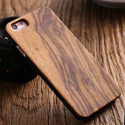 Темно-серый FLOVEME настоящий Деревянный чехол для iPhone 7 8 Plus Мягкий Силиконовый ТПУ тонкий деревянный чехол для телефона для iPhone X 6 6S Plus чехол Аксессуары - Цвет: Темно-серый