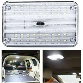 

12V 36LED Car Vehicle Interior Dome Roof Ceiling Reading Light Van Trunk Lamp Car Roof Light With Mount Screws 4.09x2.76x0.83in