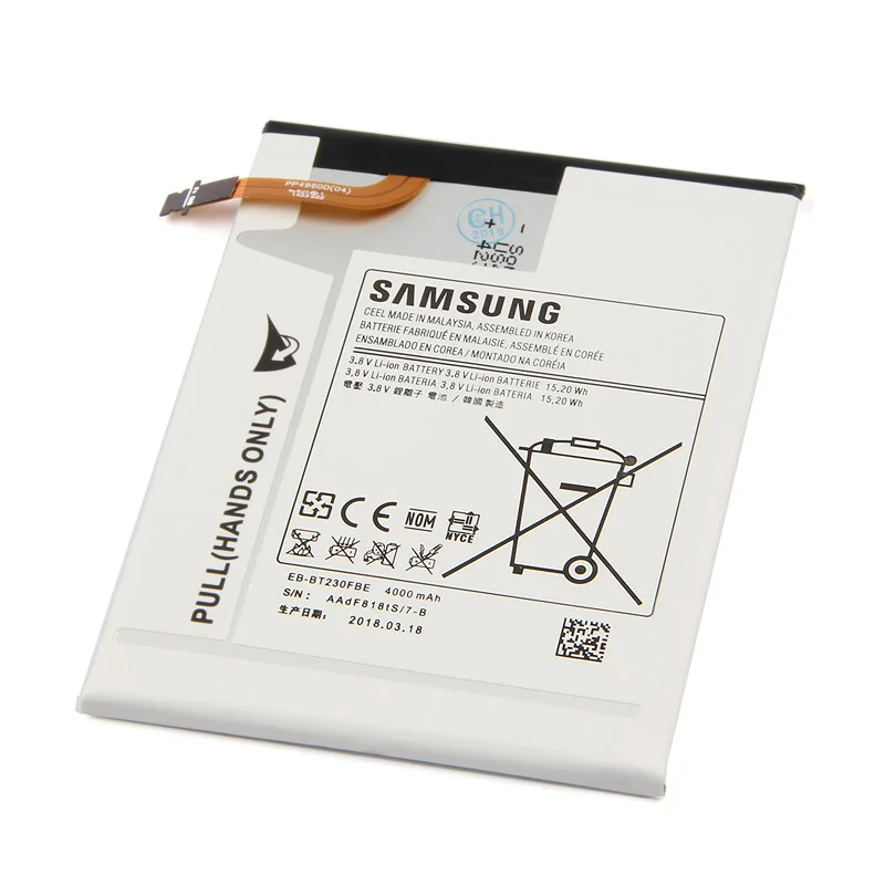 samsung высококачественный EB-BT280ABE аккумулятор для samsung GALAXY T280 Tab A 7,0 SM-T280 T285 4000mAh