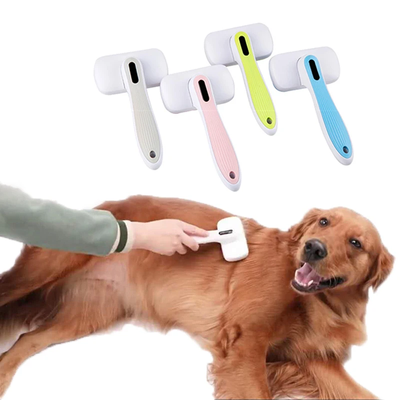 

Pet Dog Brush Hair Remover Comb Self Cleaning Dog Slicker Brush Shedding Trimmer Comb for Cats Dogs Long Hair Pet Grooming Tools