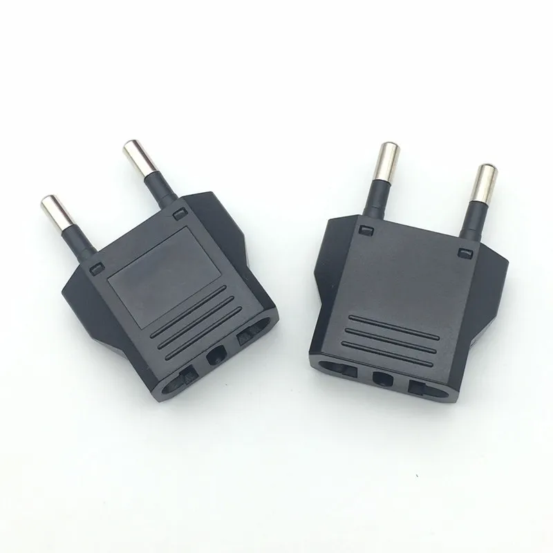 Штепсельная Вилка стандарта США в ЕС мини адаптер евро Европейский дорожный