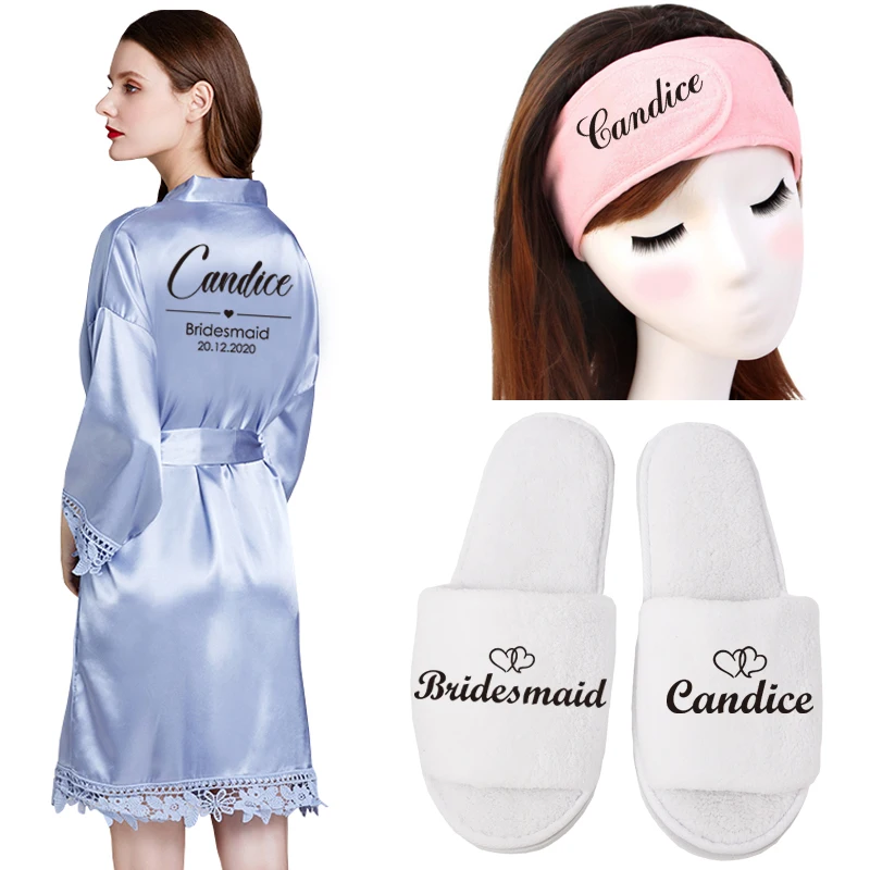 蓝灰色 robe shoe band