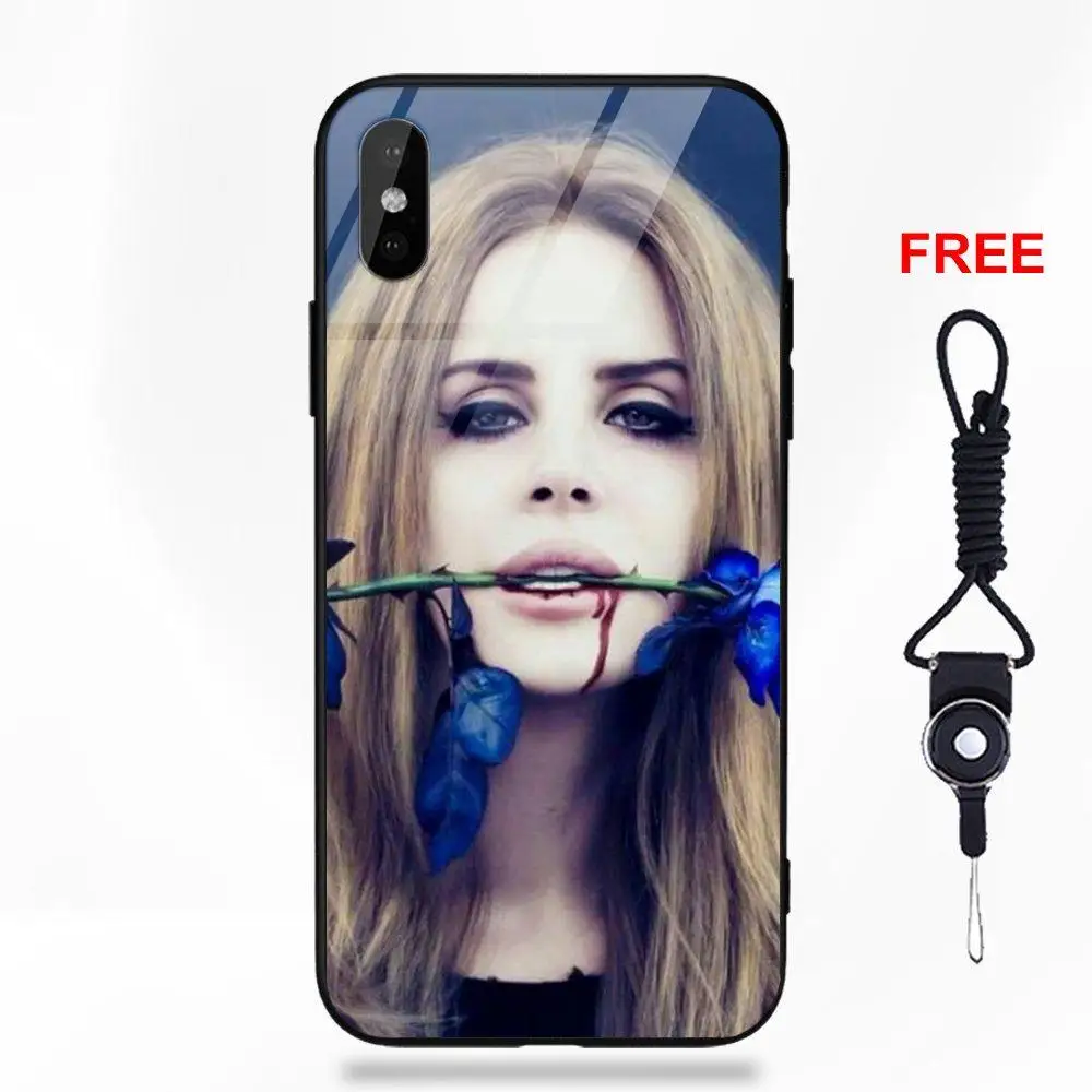 as picture Для huawei Honor 7X P20 Lite mate 10 Pro для Galaxy S8 S9 Plus Redmi 5 Note 5A 6 закаленное стекло Художественная печать Lana Del Rey - Цвет: as picture