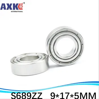 

Deep Groove Ball Bearings Free Shipping SUS440C Environmental Corrosion Resistant Stainless Steel 10pcs S689ZZ 9*17*5 Mm * AXK