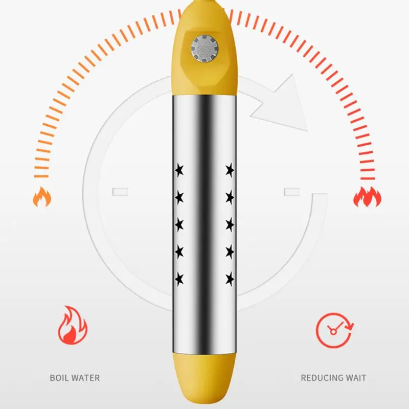 2500W Floating Electric Water Heater Boiler Portable Immersion Reheater For Bathroom Swimming Pool Home Office