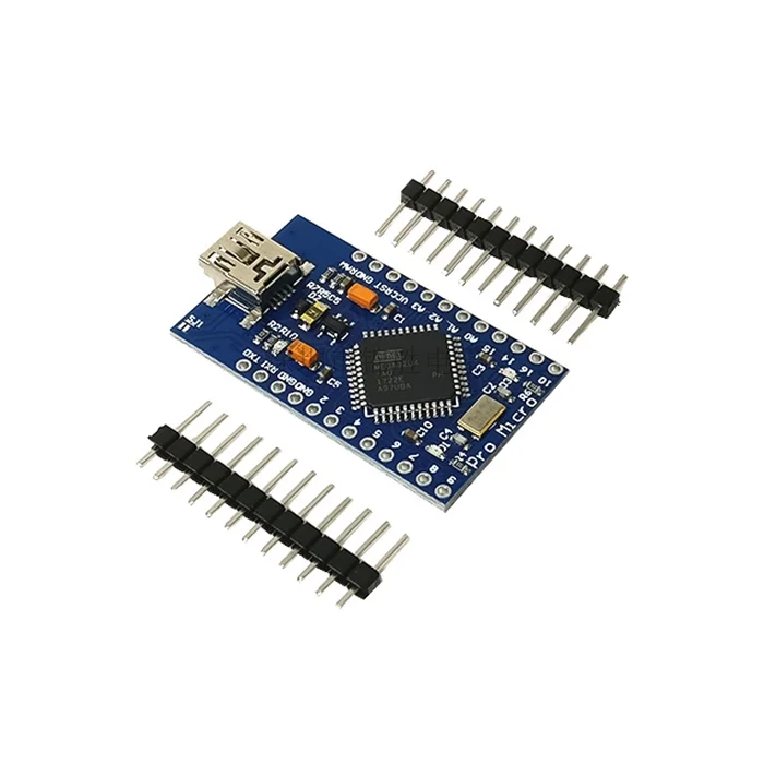 10 шт. Pro Micro Atmega32u4 5V 16 МГц заменить Atmega328 для Arduino Pro Mini с 2 Row штыревые для Leonardo Mini USB Интерфейс