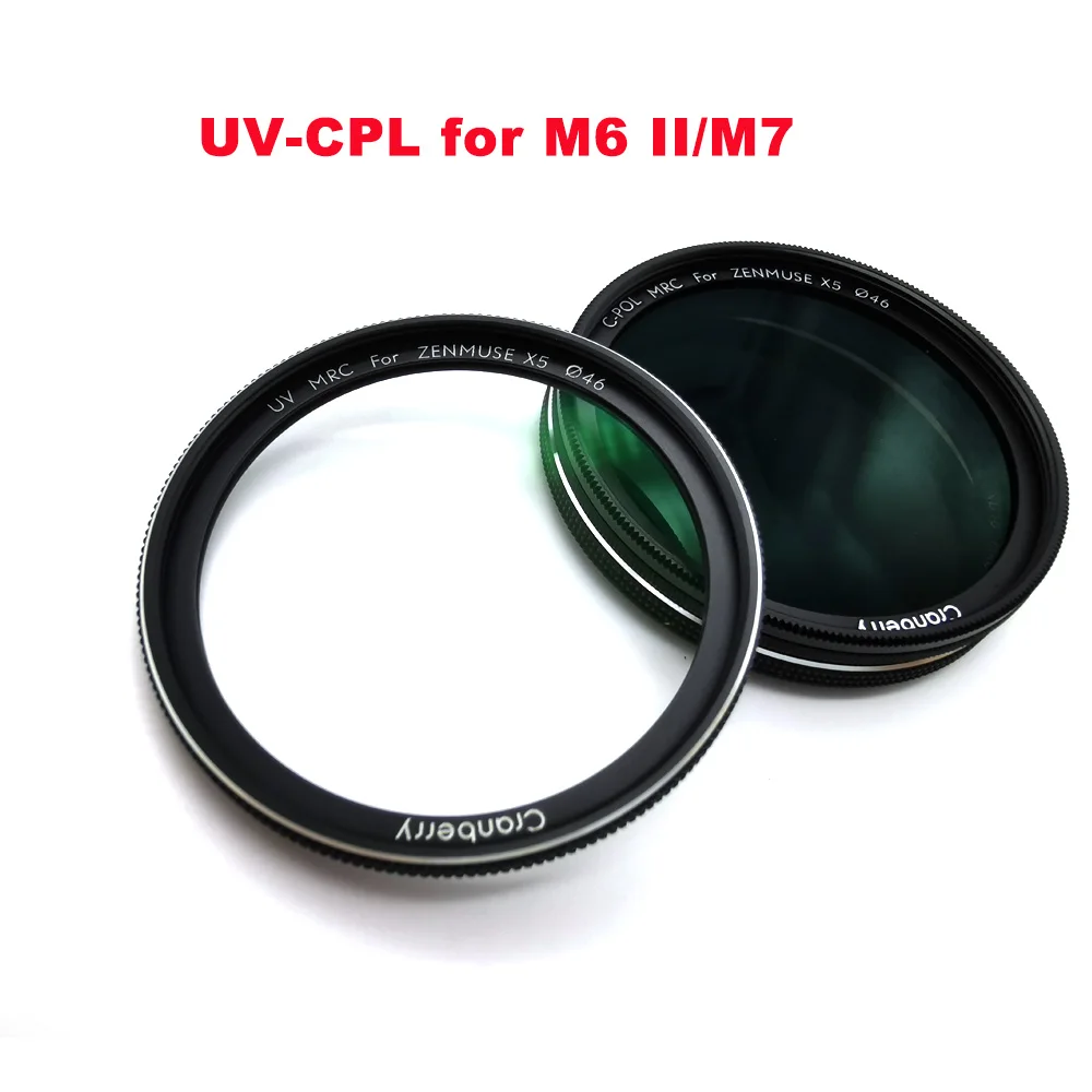 UV-CPL JINSERTA UV CPL ND16 набор переходных колец для sony RX100 M6 II M7 крышка объектива камеры для sony RX100 M6 II M7 аксессуары для камеры - Цвет: UV-CPL