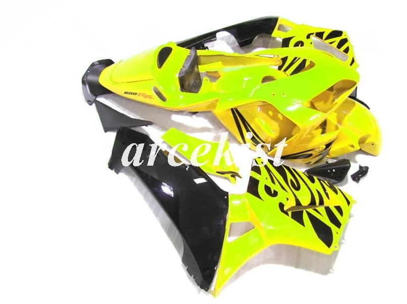 

Injection Mold New ABS Motorcycle Fairings kit Fit for CBR600RR F5 2003 2004 03 04 Bodywork set flame yellow