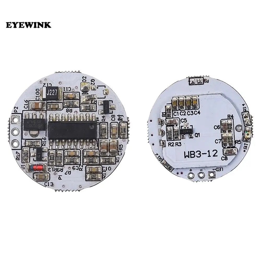 DC 12-50V LED Microwave Radar Sensor Module MOS Output For Lamp Bulb Smart Switch Sensing Distance 5-8m | Электронные компоненты