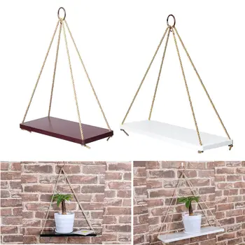 

Hanging Wall Shelf Flower Stand Storage Holder Rack Organizer Flowers Plants Pot Ornaments Shelves Living Room Home Decoration
