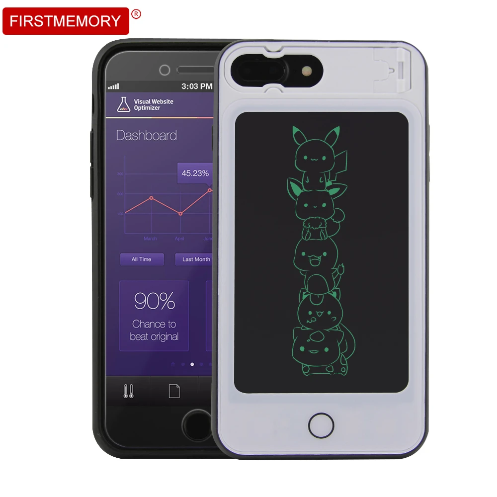 

4.7 Inch LCD Drawing Tablet Mini Digital Graphic Tablet Phone Case For IPhone 6S 7 8 Portable Electronic Notepad With Touch Pen