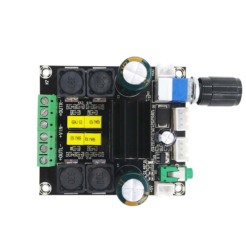 DC 12V 50W+ 50W TPA3116D2 высокой мощности цифровой аудио усилитель платы