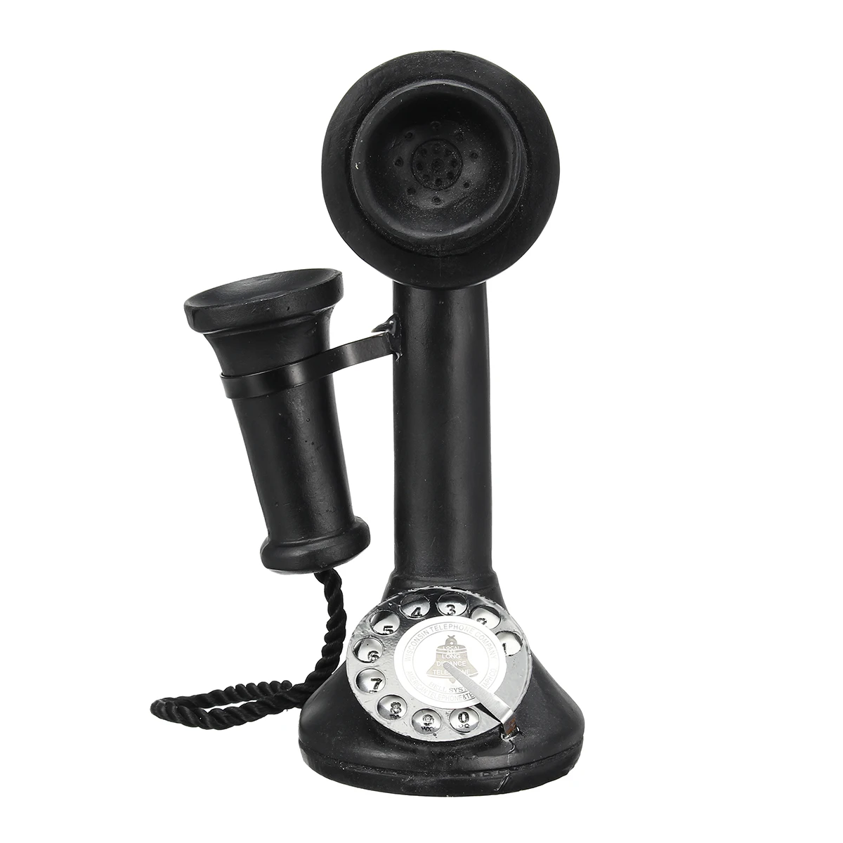 

Resin Vintage Decorative Telephone Figurines Home Decoration Accessories Vintage Old Craft Phone Ornament Gift Kids