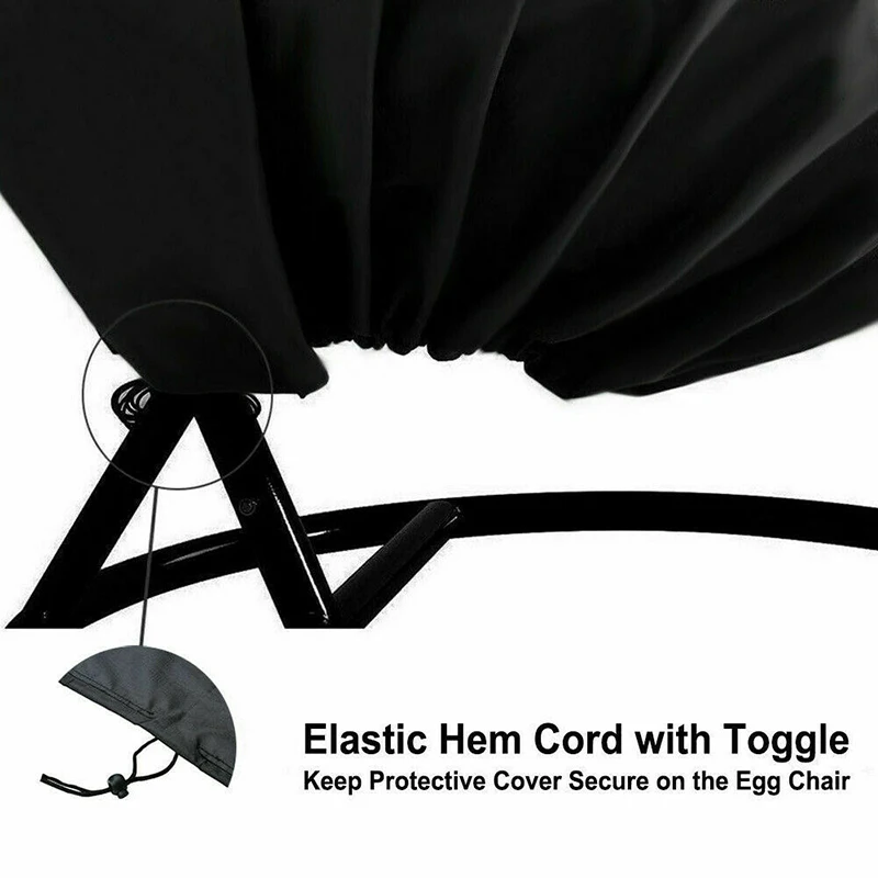 

Outdoor Patio Hanging Chair Cover Heavy Duty Egg Swing Chair Covers Dust Cover Outdoor Garden TP899