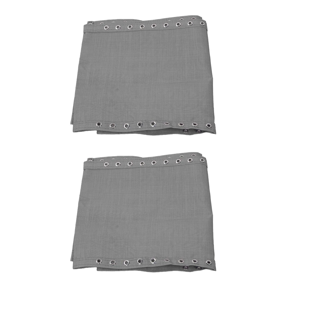 Set of 2 Non Gravity Lounge Chair Recliners Replacement Fabric Cloths - Grey
