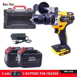 Perceuse électrique sans balais 21V 13MM, 180N/M, batterie 5400mah, tournevis sans fil avec fonction d'impact, peut percer des outils électriques de glace 