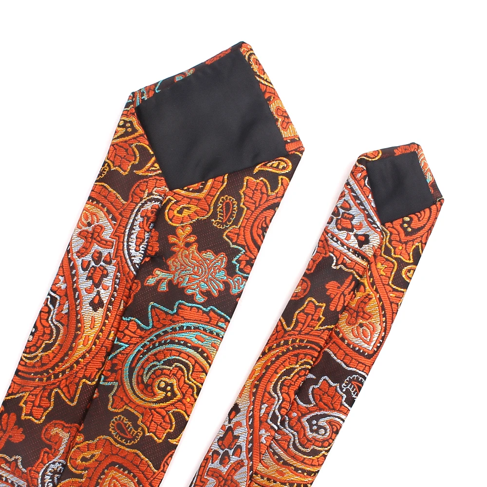 Модные мужские Узкие галстуки Галстук 6 см Классический Пейсли для мужчин