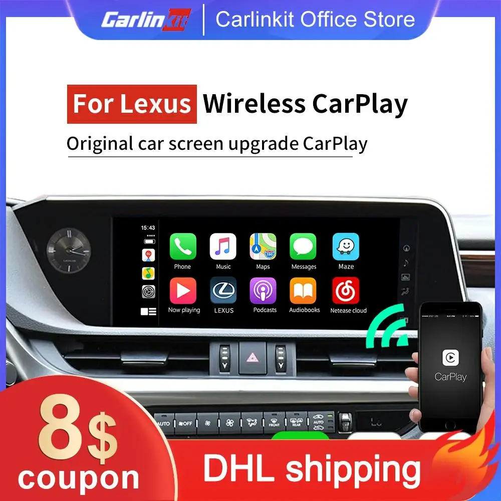 

Carlinkit Wireless CarPlay for Lexus NX ES US iS CT RX GS LS LX LC RC 2014-2020 Year Multimedia interface CarPlay & Android Auto