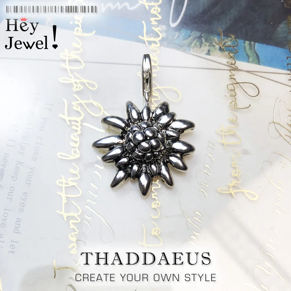 Кулон Edelweiss новинка зимы 2019 ювелирные изделия из чистого серебра 925 пробы
