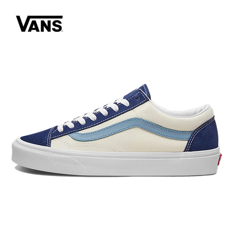 Туфли Vans Style 36 Синие оригинальные мужские и женские кроссовки VN0A3DZ3VY1 обувь для