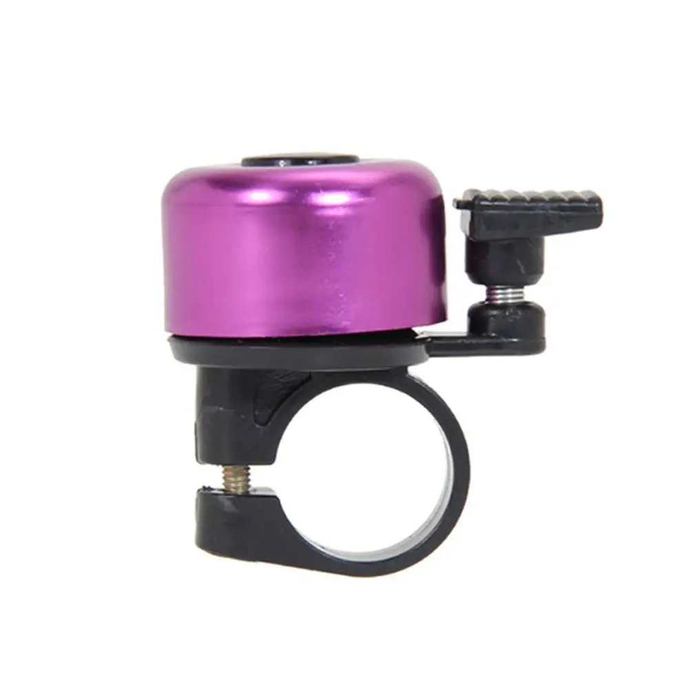 Сливовый Прочные алюминиевые велосипедные колокольчики подходят для складного велосипеда MTB велосипедный Рог громкий звук Аксессуары для велосипеда колокольное кольцо - Цвет: Сливовый