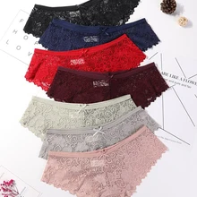 3 Pcs Panties for Woman Underwear Sexy Lace Breathable Soft Lingerie Female Briefs Panty