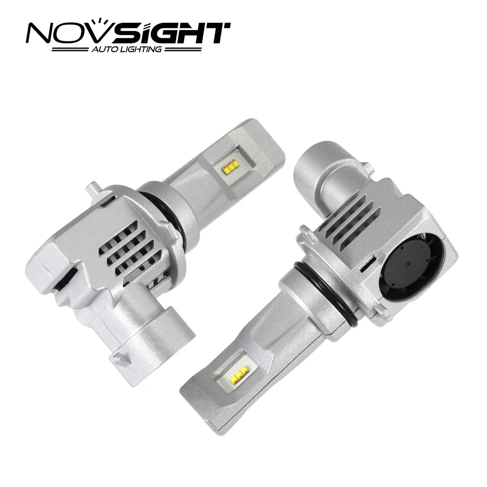 NOVSIGHT 2 шт. мини-светодиод машины фары H4 светодиодный H7 H11 9005 9006 HB3 HB4 H1 H3 1:1 дизайн 55