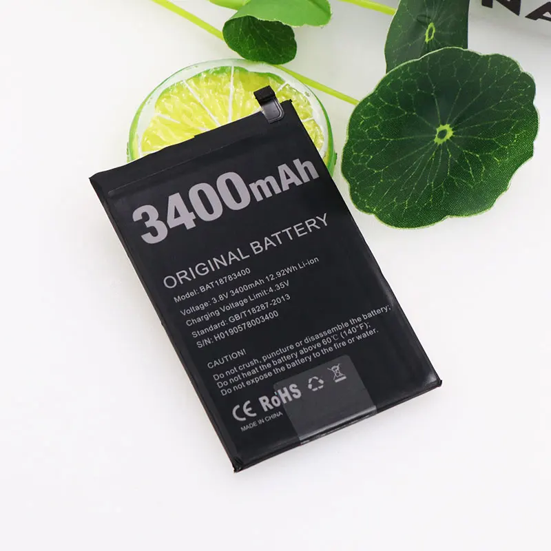 Для Doogee Y8 батарея, батарейка, аккумулятор Accu 3400 mAh Замена высокого качества Резервное копирование Bateria Для Doogee Y8 смартфон+ Инструменты